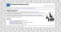 Desktop Screenshot of heimatblaetter.heimatverein-duelmen.de